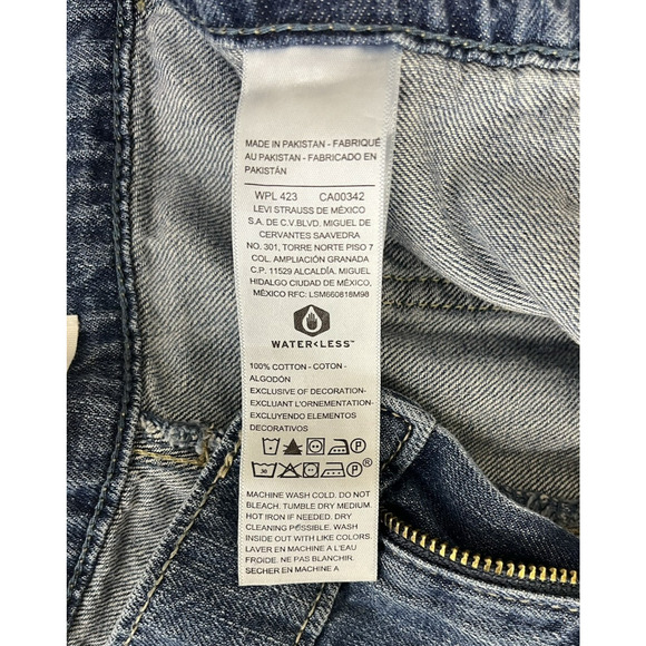 Levis Signature Gold Everyday Jogger Jeans Size 6 Medium Wash Blue - Picture 11 of 12